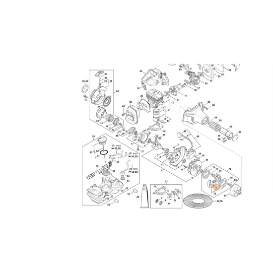 STIHL  Sprężyna naciągowa 0000 997 6101
